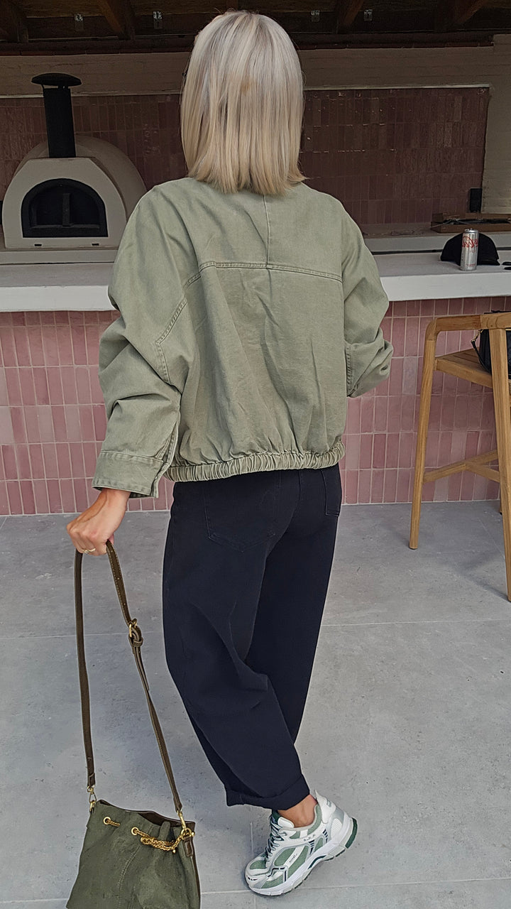 APOLLINE jacket khaki