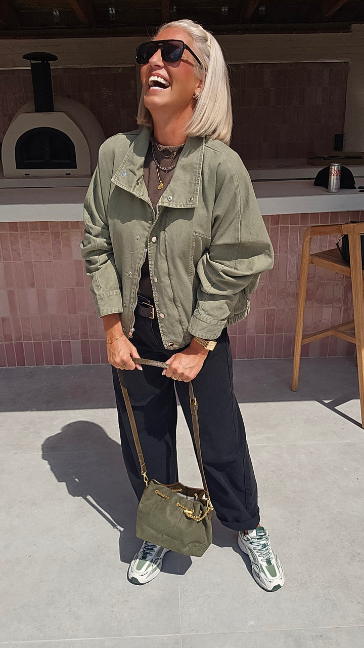 APOLLINE jacket khaki