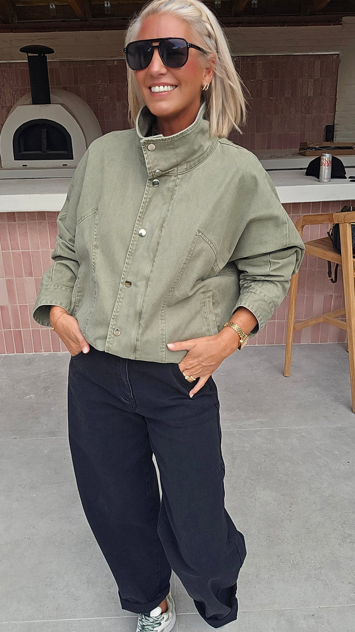 APOLLINE jacket khaki