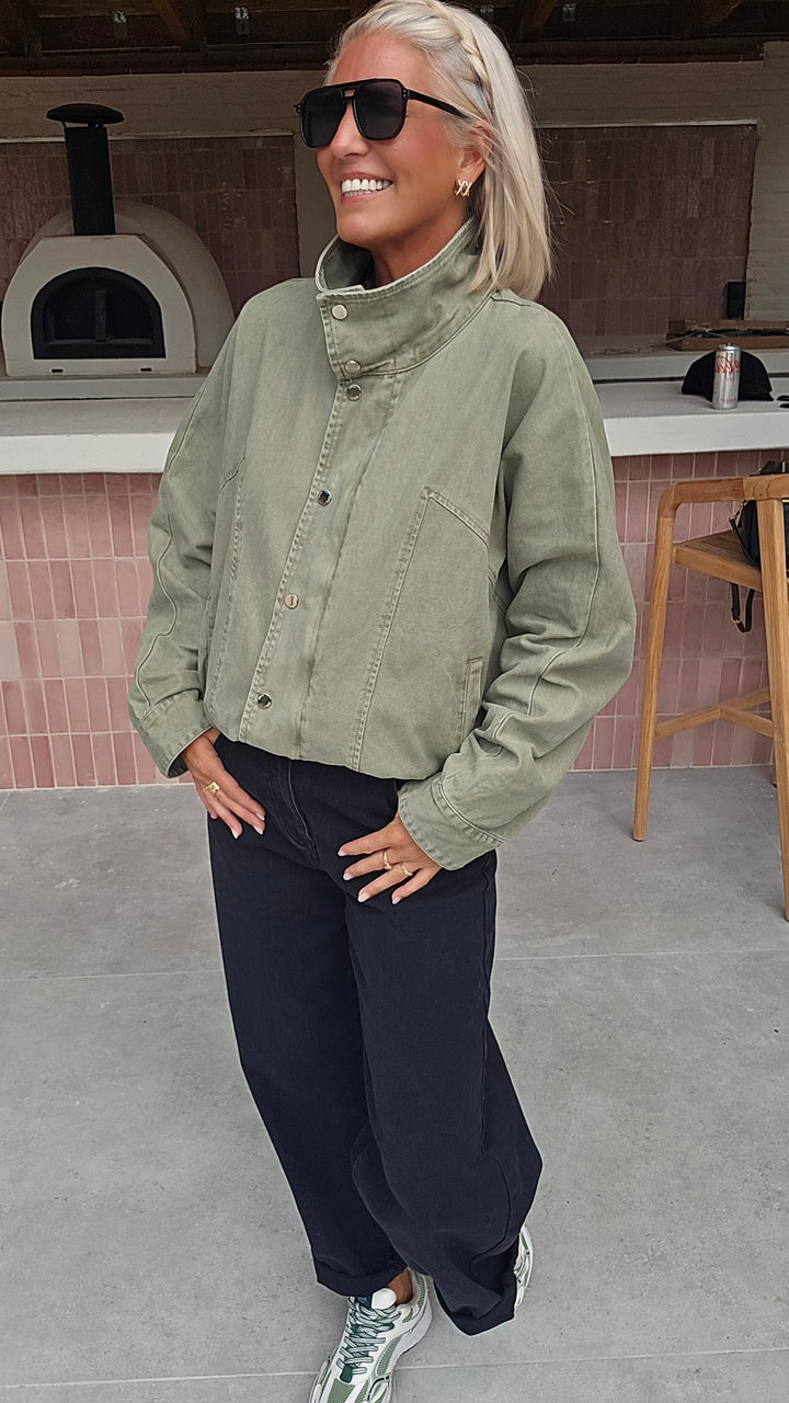 APOLLINE jacket khaki