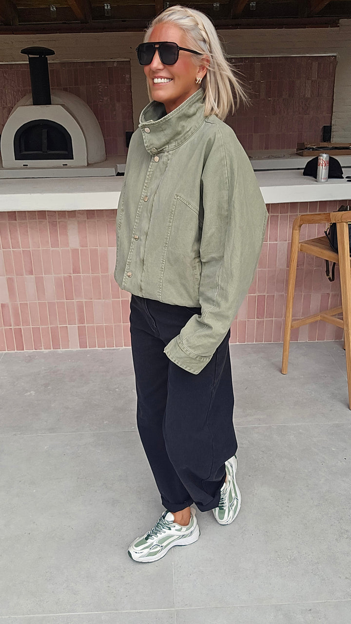 APOLLINE jacket khaki