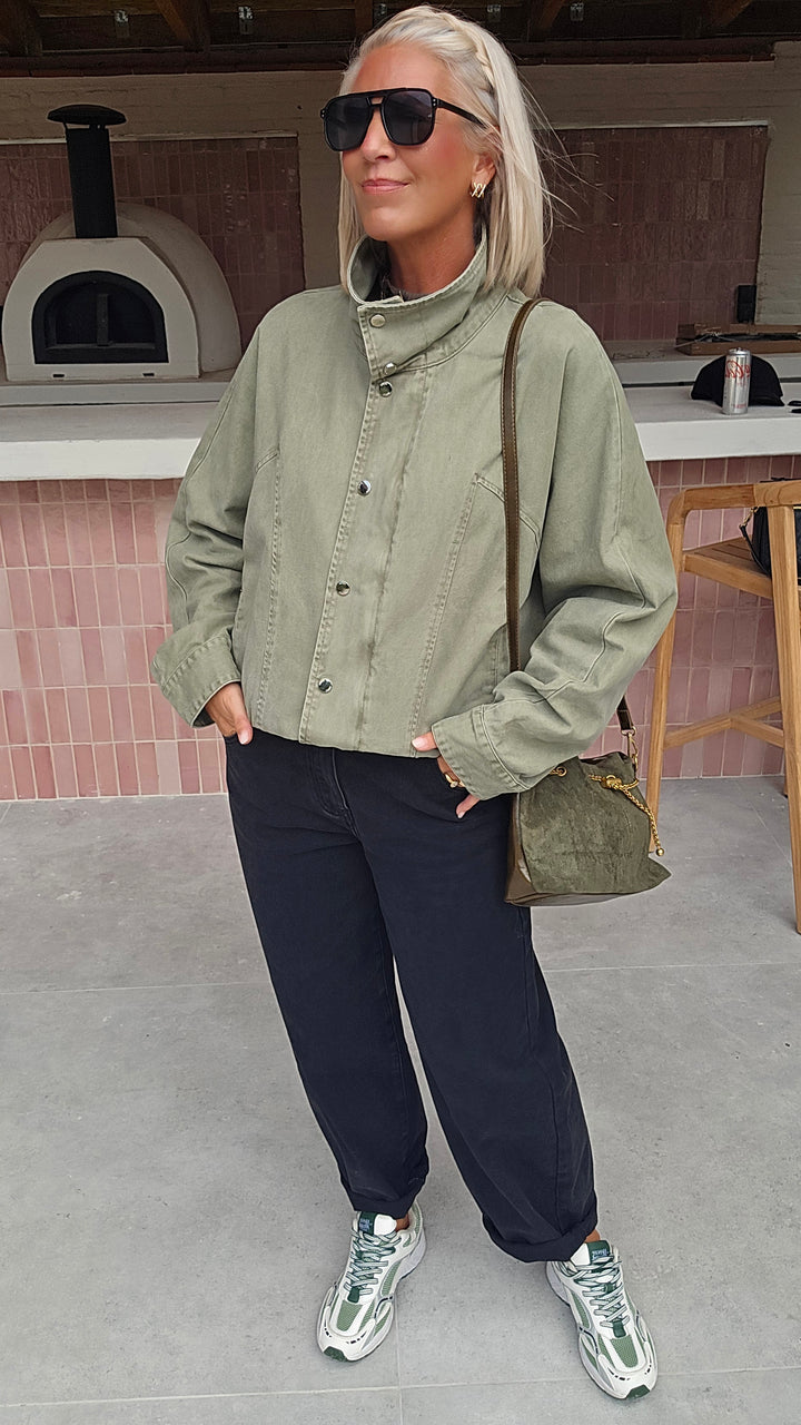 APOLLINE jacket khaki