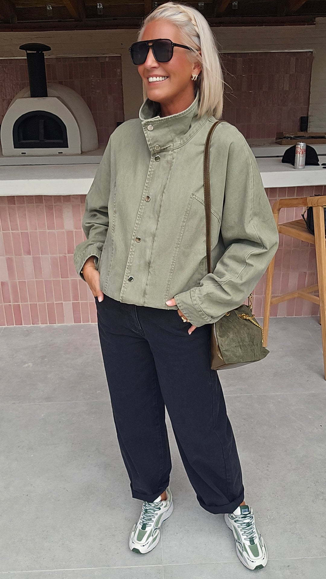 APOLLINE jacket khaki