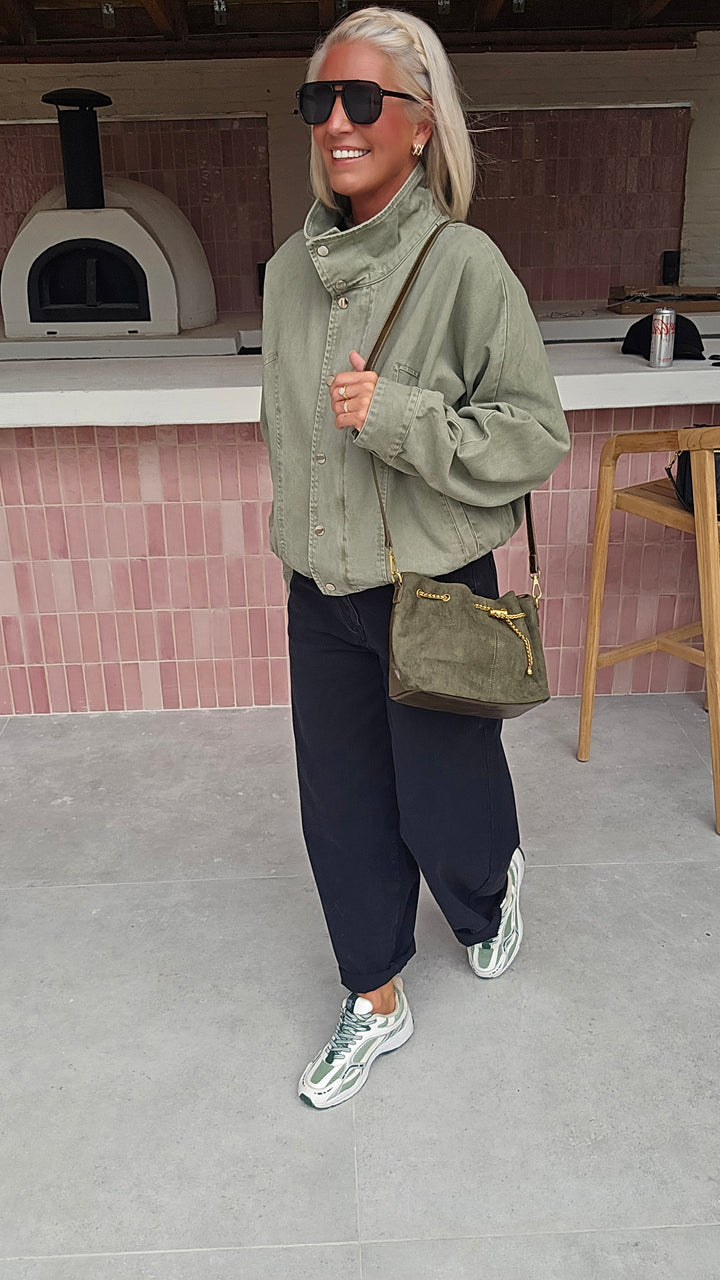 APOLLINE jacket khaki