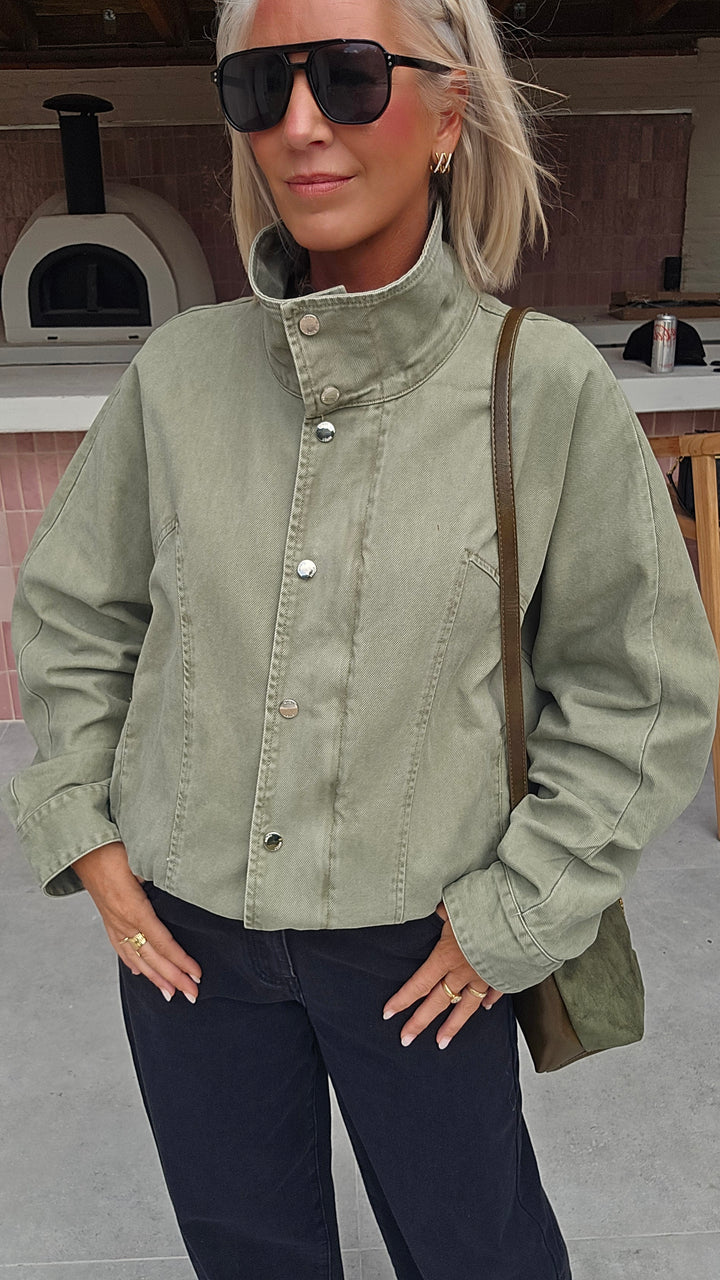 APOLLINE jacket khaki