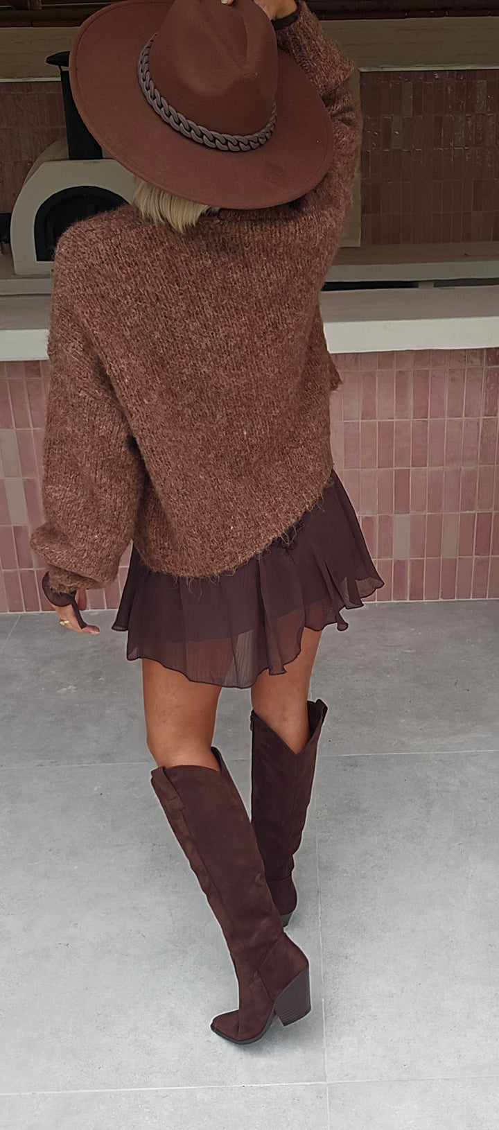 BERTILLE cardigan camel