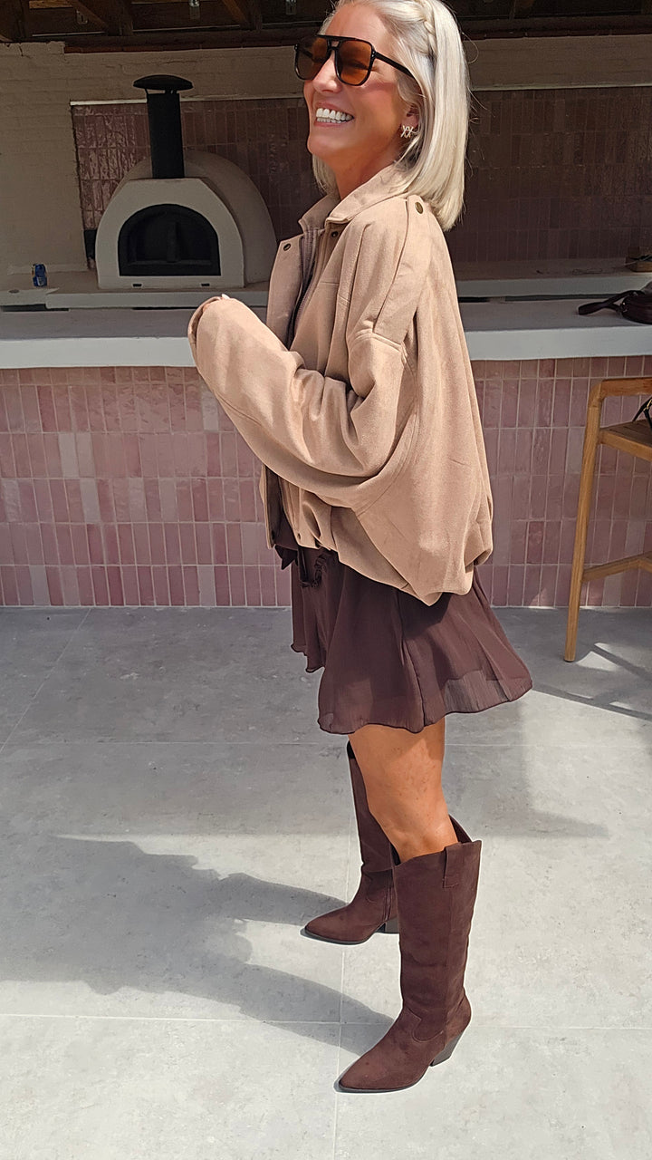 ODETTE dress chocolat