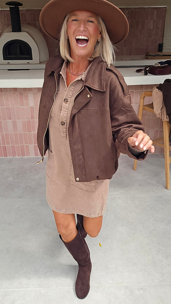 MARGAUX jacket chocolat