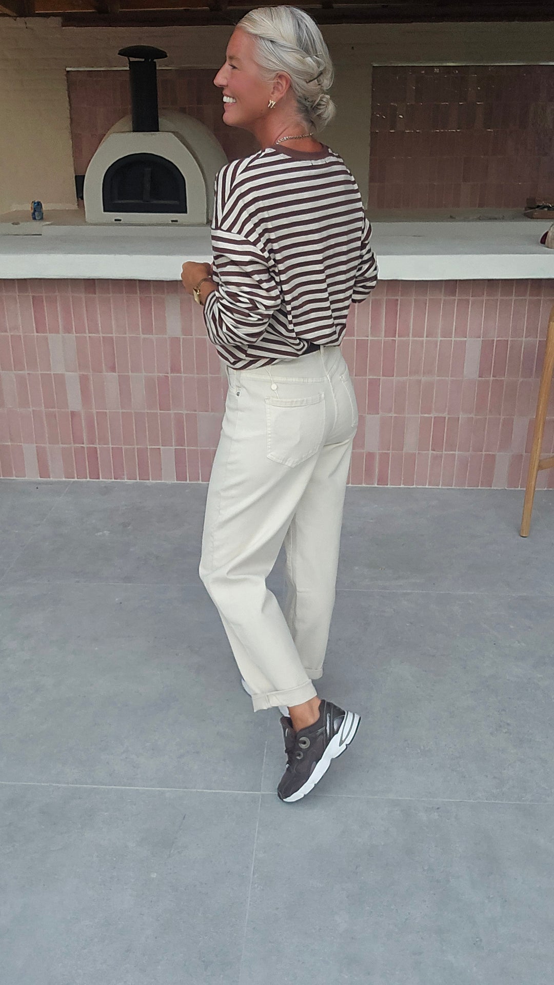 BÉRYL mom jeans beige