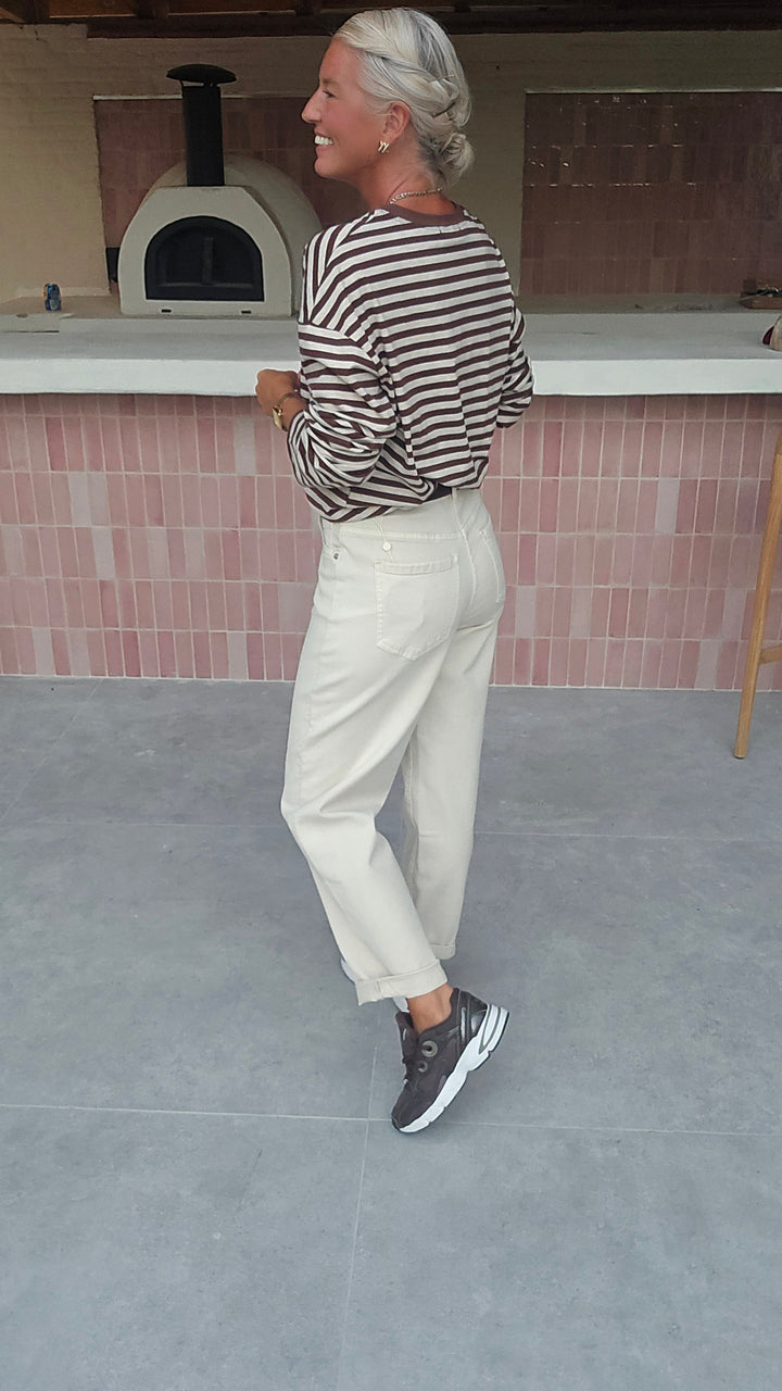 BÉRYL mom jeans beige