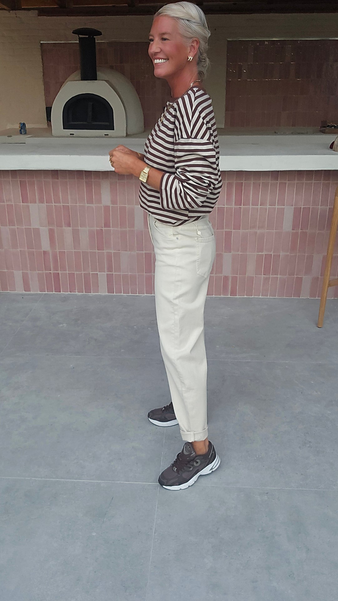 BÉRYL mom jeans beige