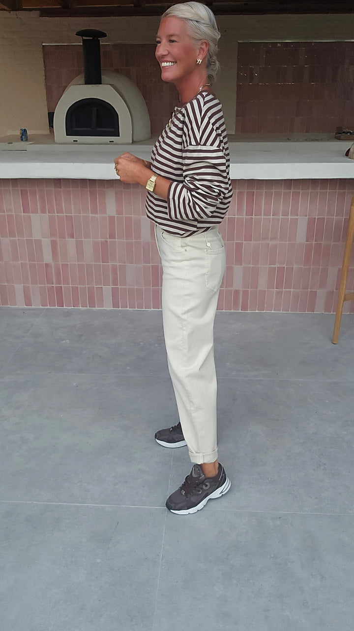 BÉRYL mom jeans beige
