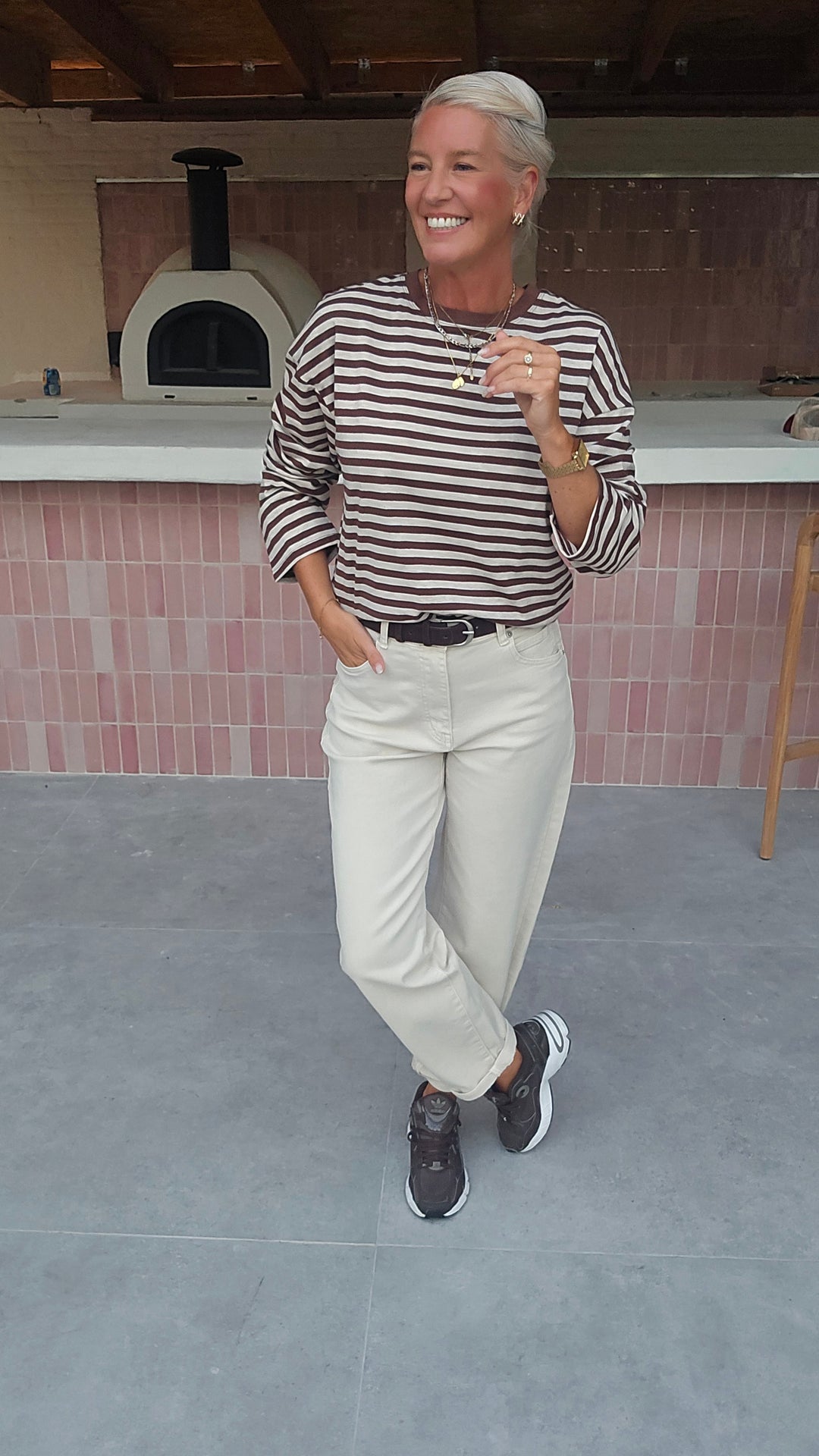 BÉRYL mom jeans beige