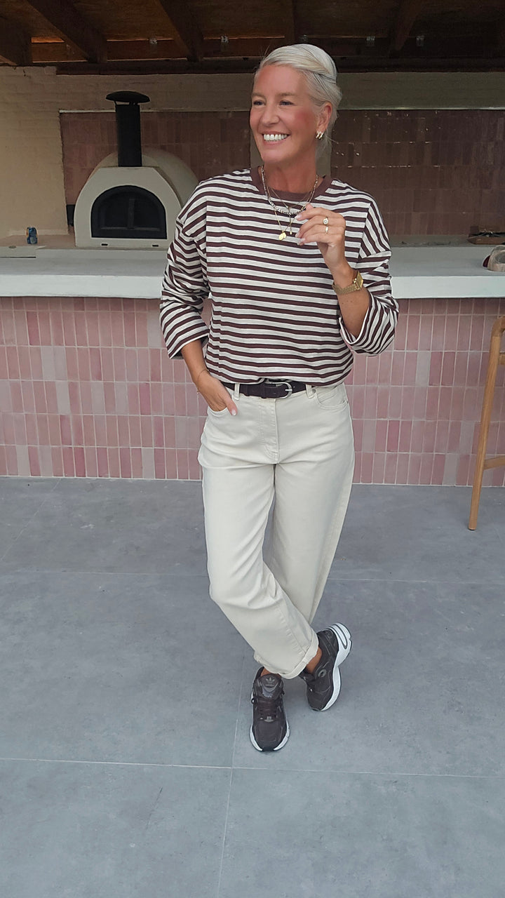BÉRYL mom jeans beige