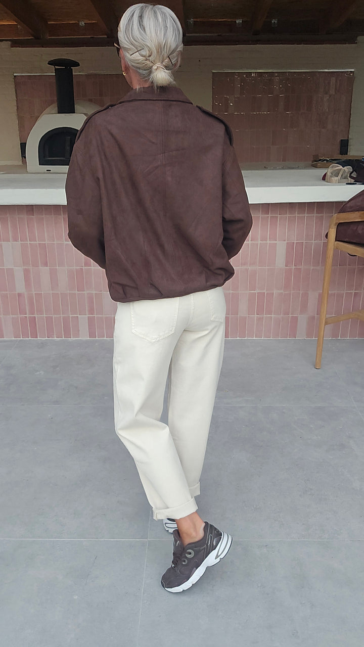 BÉRYL mom jeans beige