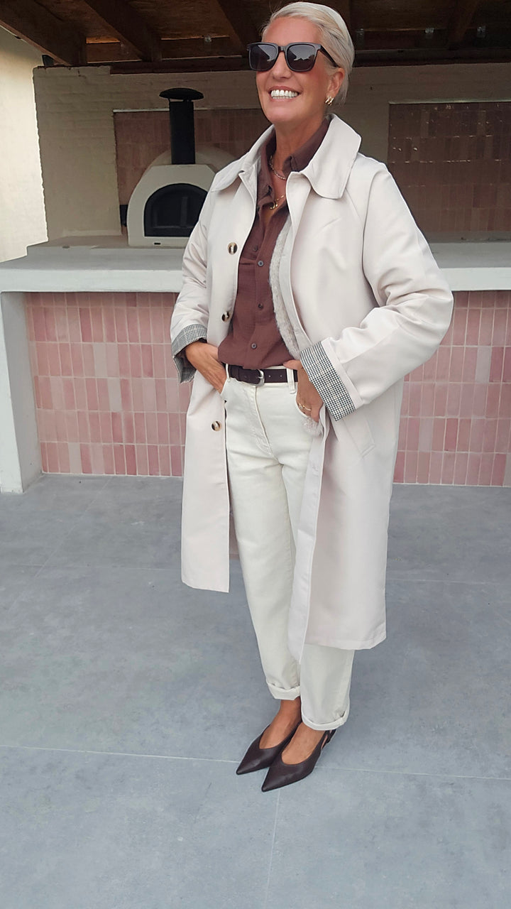 BÉRYL mom jeans beige
