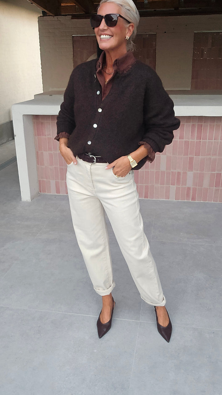BÉRYL mom jeans beige