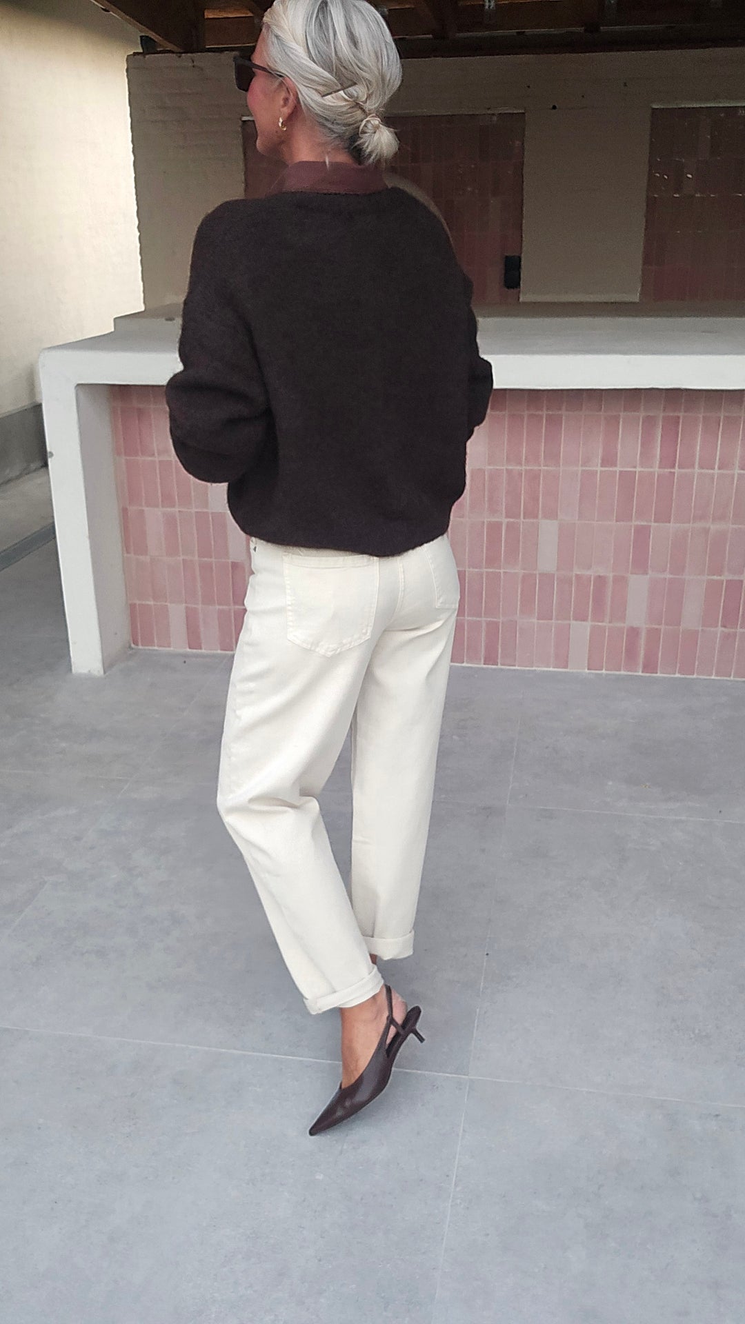 LIESJE cardigan chocolat