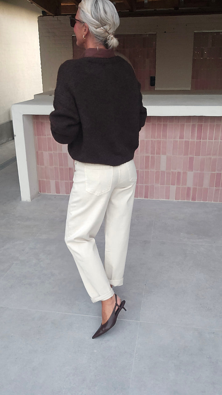 LIESJE cardigan chocolat