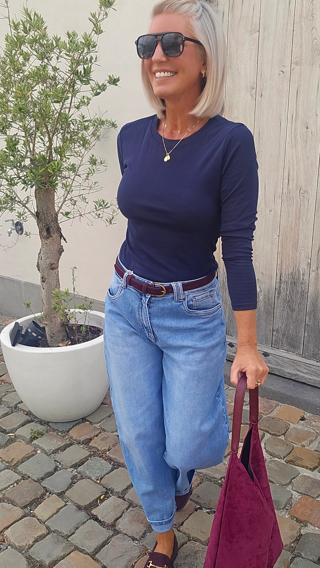 ÉLISE longsleeve navy