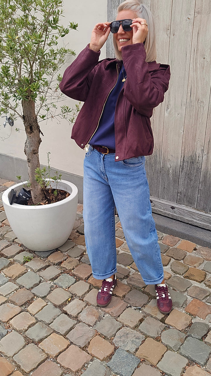 MARGAUX jacket burgundy