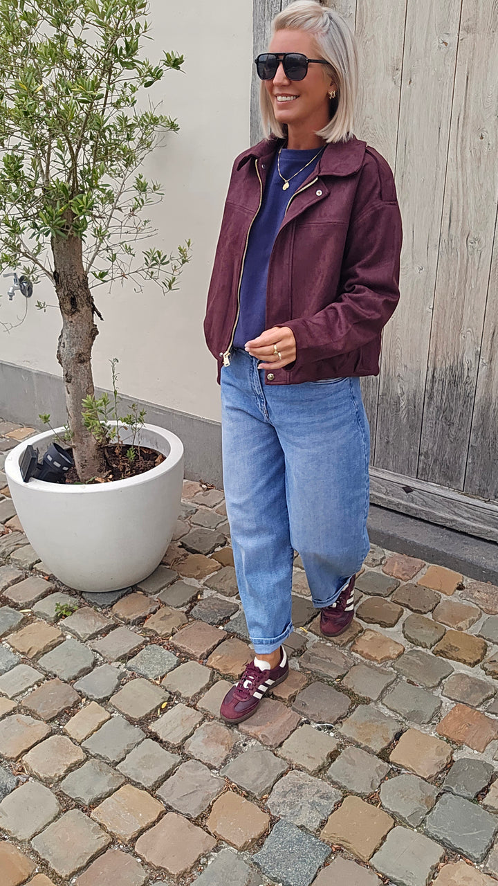 MARGAUX jacket burgundy