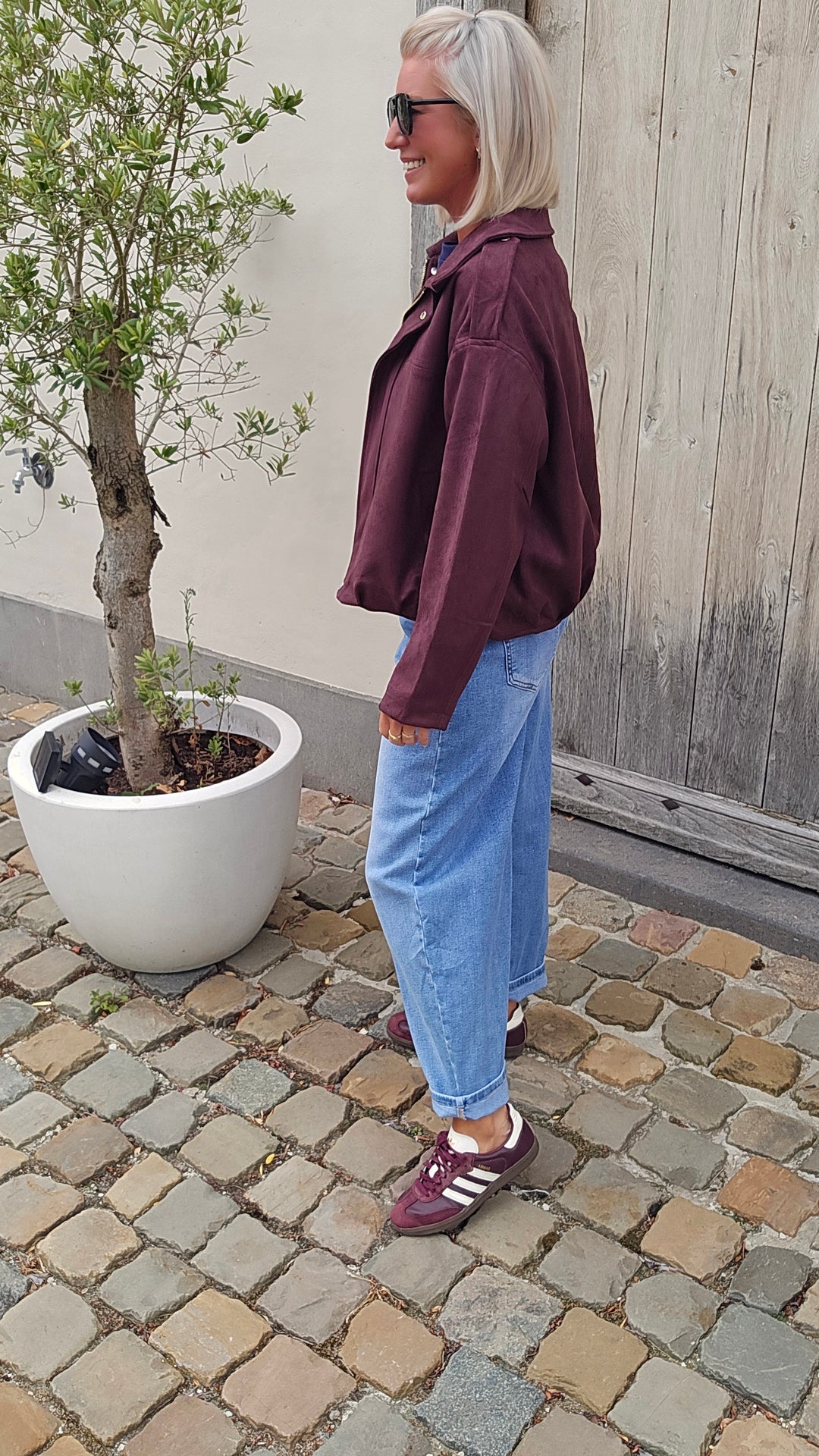 MARGAUX jacket burgundy
