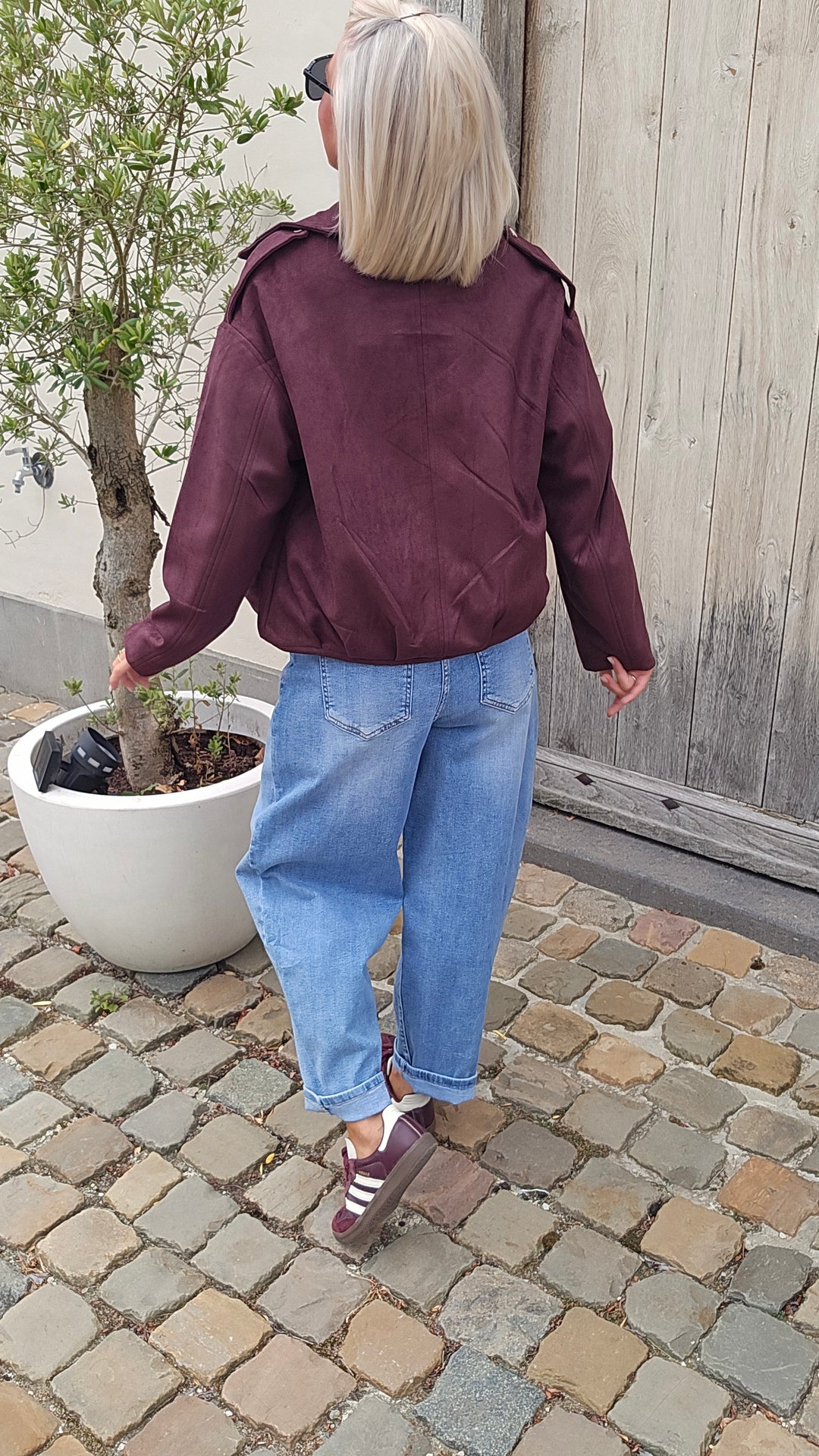 MARGAUX jacket burgundy