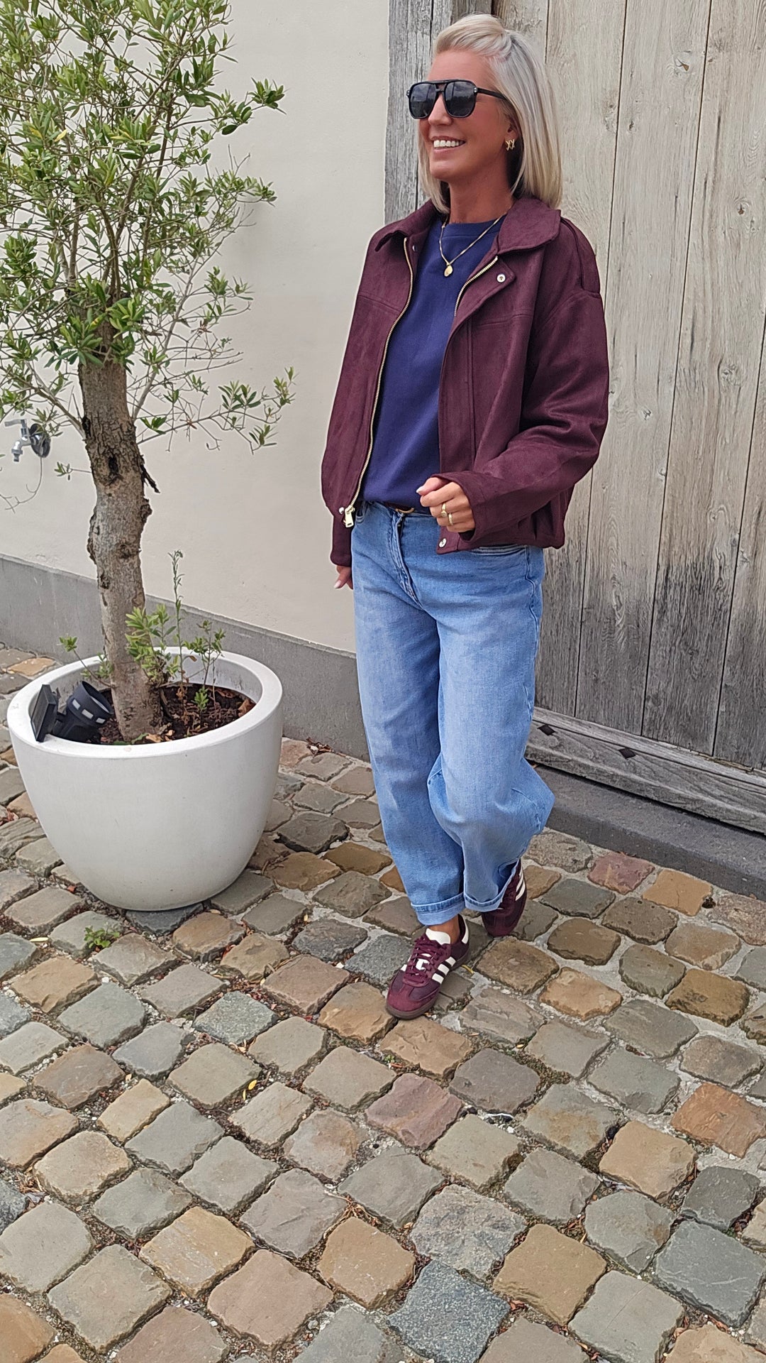 MARGAUX jacket burgundy