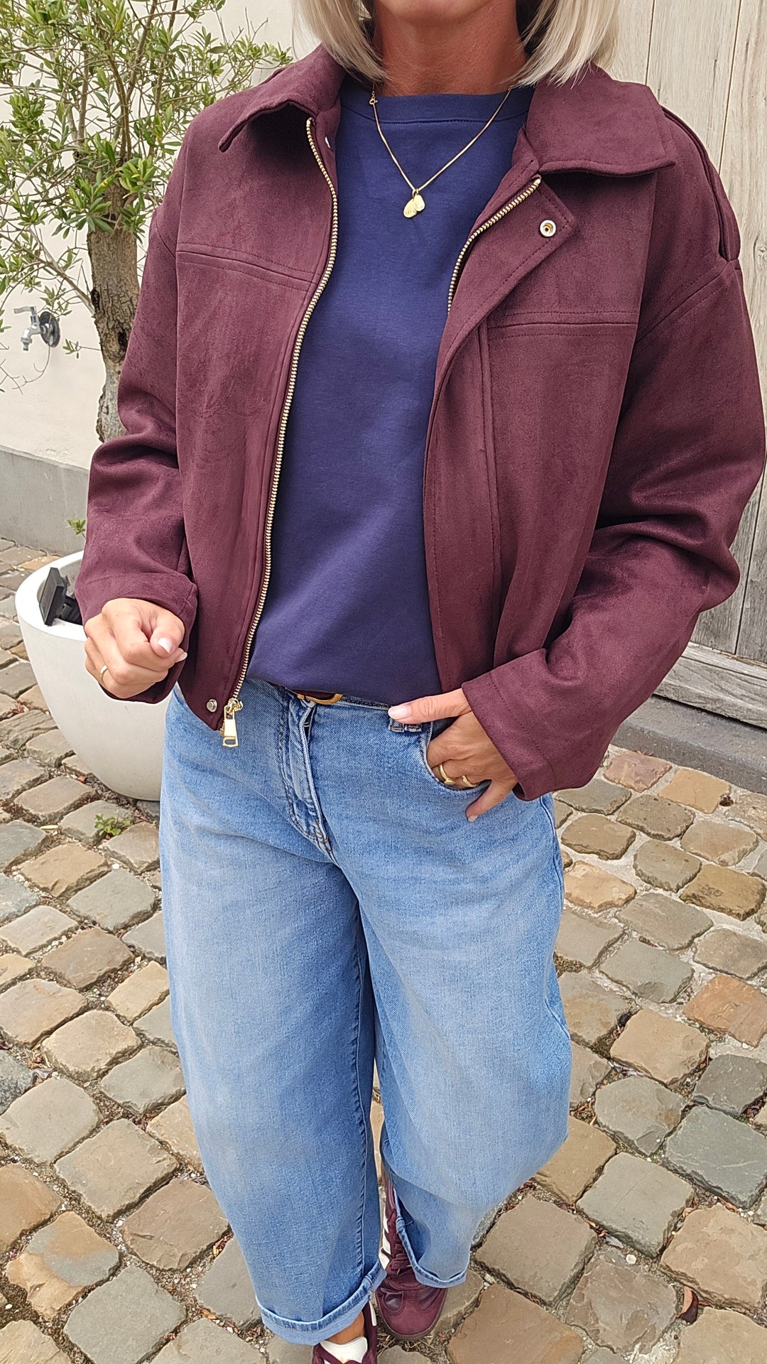 MARGAUX jacket burgundy