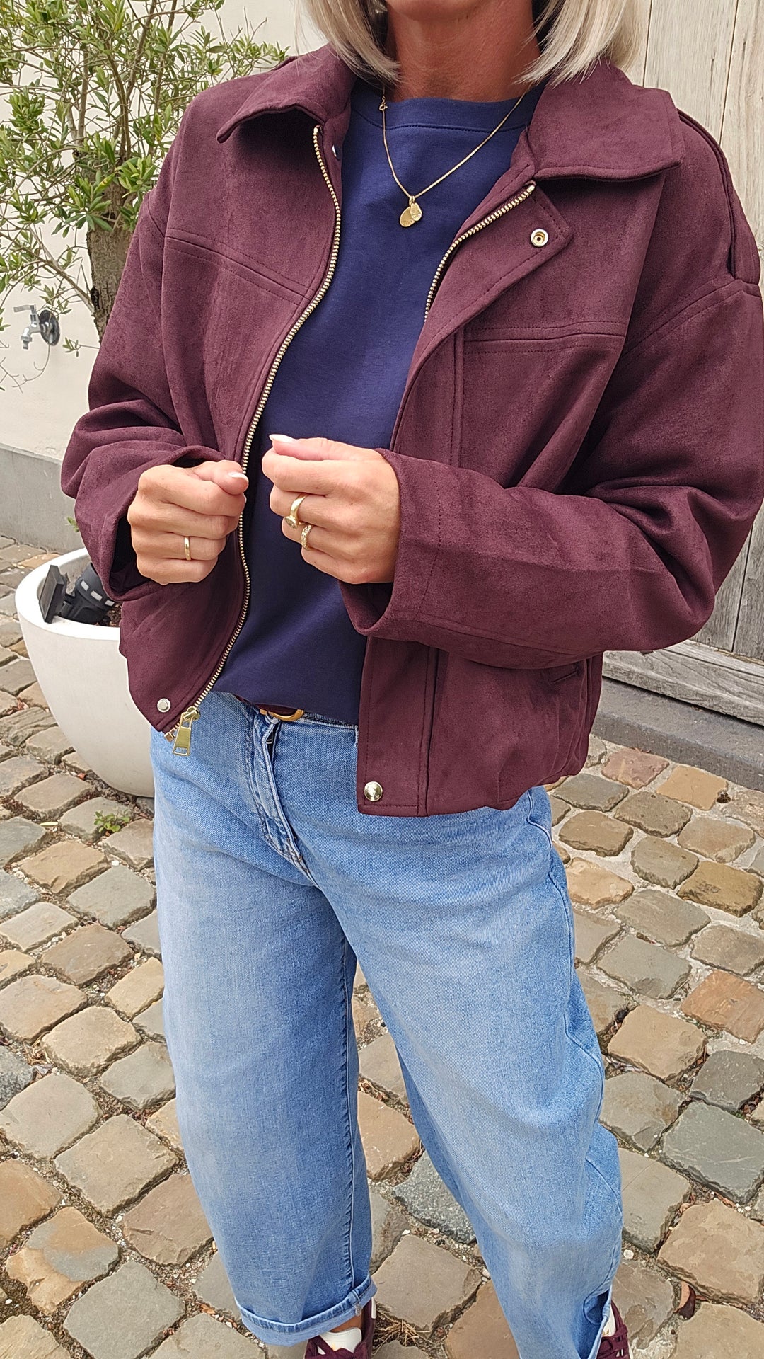 MARGAUX jacket burgundy