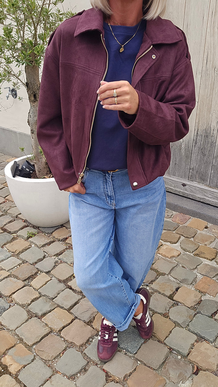 MARGAUX jacket burgundy