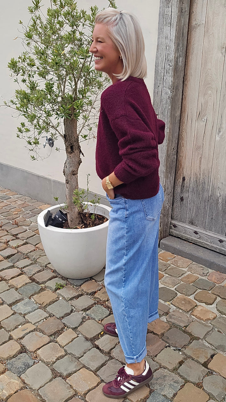 LIESJE cardigan burgundy