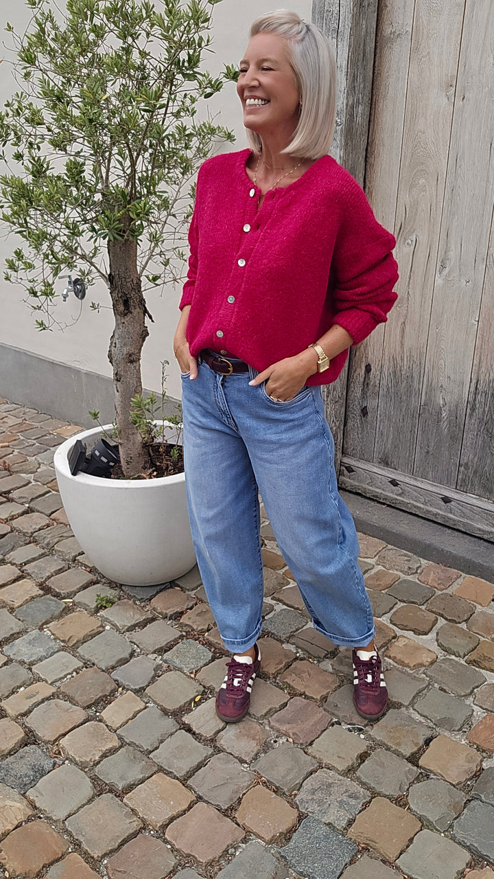 LIESJE cardigan mulberry