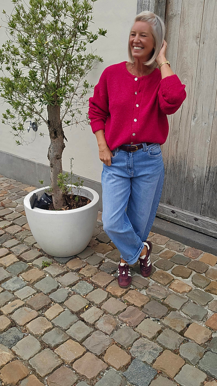 LIESJE cardigan mulberry