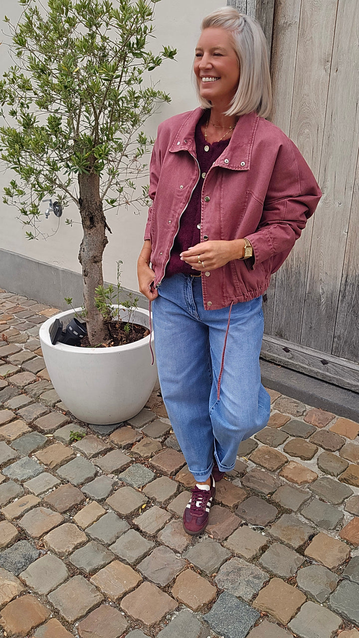 LIESJE cardigan burgundy