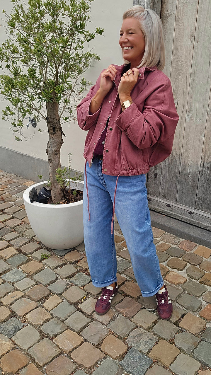 APOLLINE jacket plum