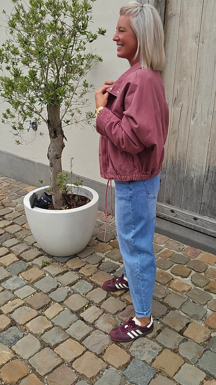 APOLLINE jacket plum