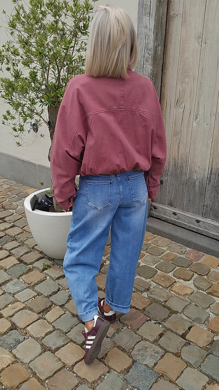APOLLINE jacket plum