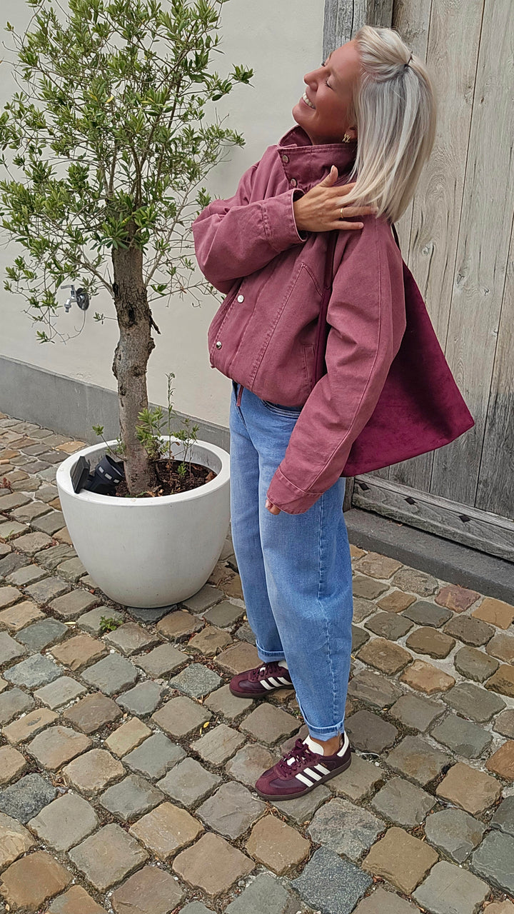 APOLLINE jacket plum
