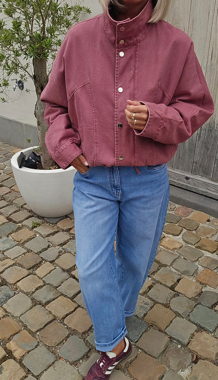 APOLLINE jacket plum
