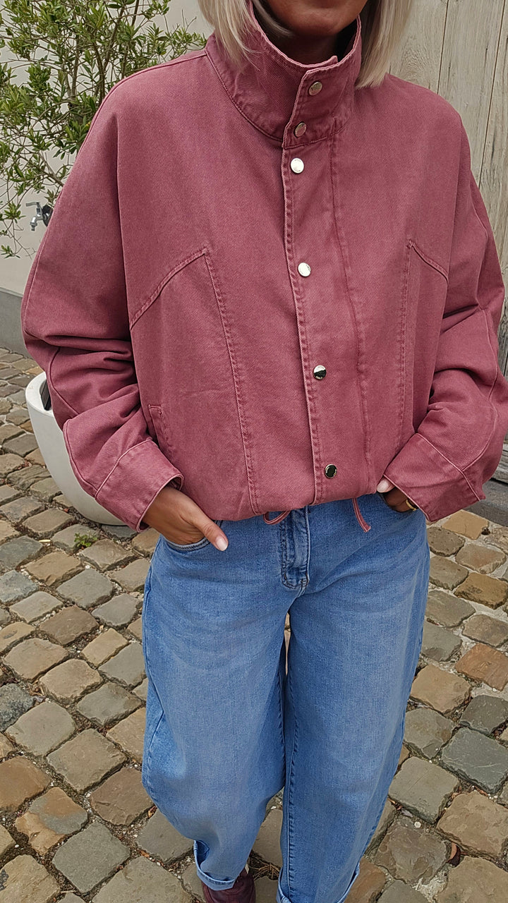 APOLLINE jacket plum