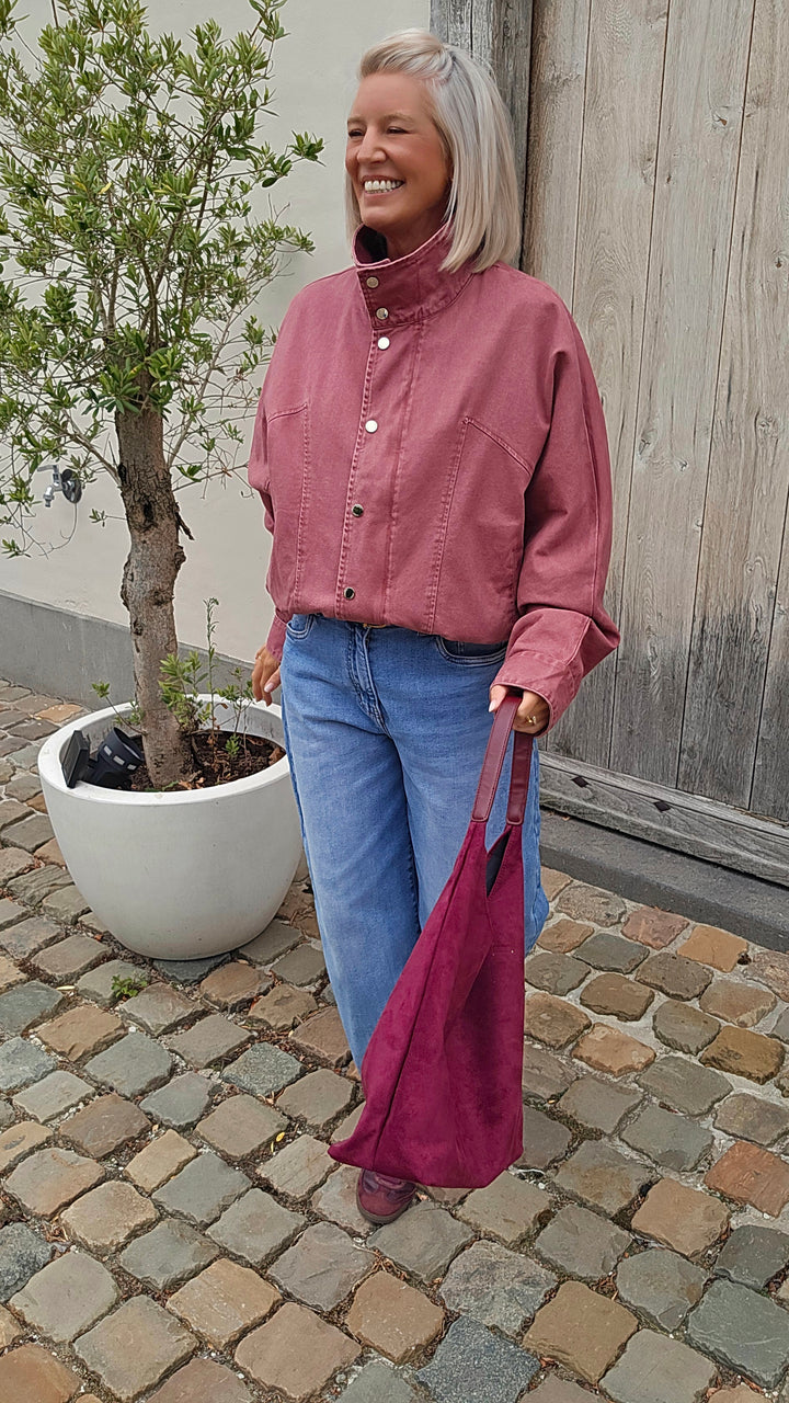 APOLLINE jacket plum
