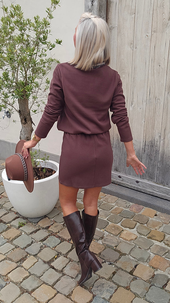 ALIX cotton set chocolat