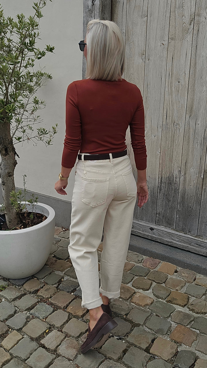 ÉLISE henley longsleeve camel