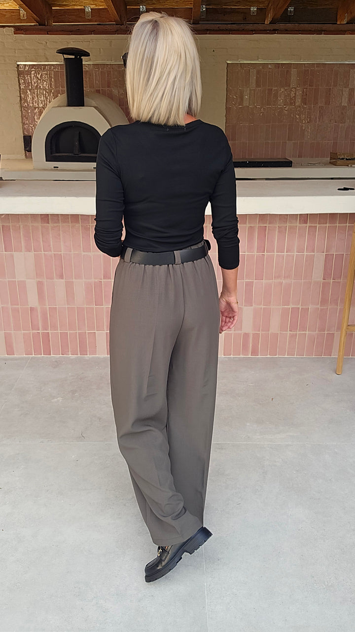 ÉLISE henley longsleeve black