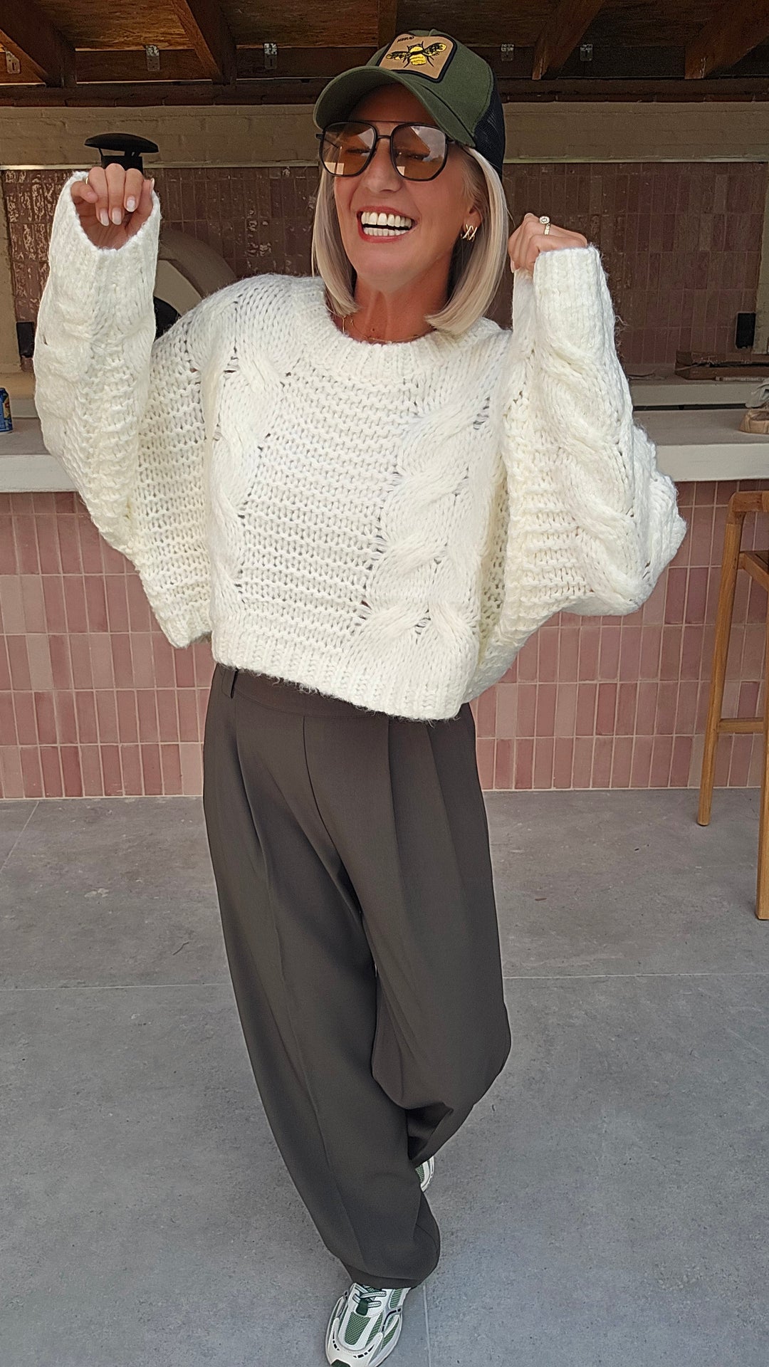 AMANDINE knit ecru