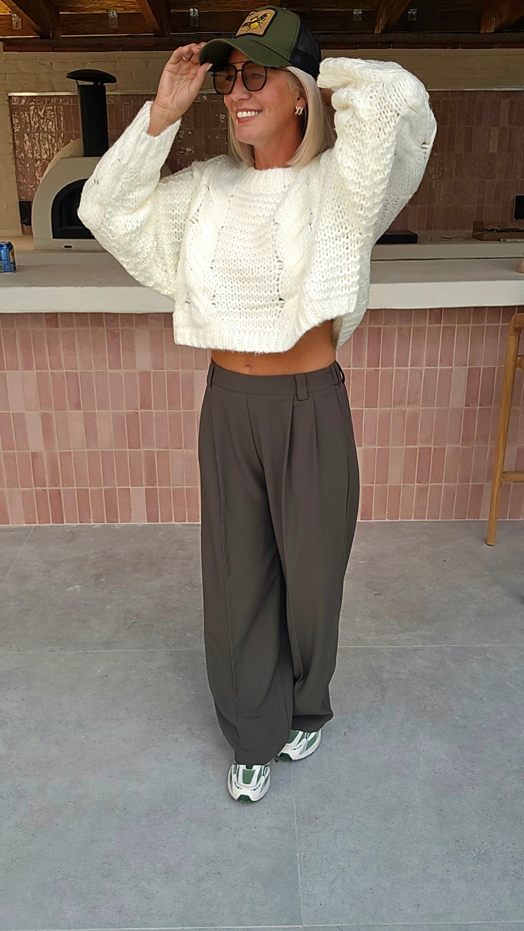 AMANDINE knit ecru