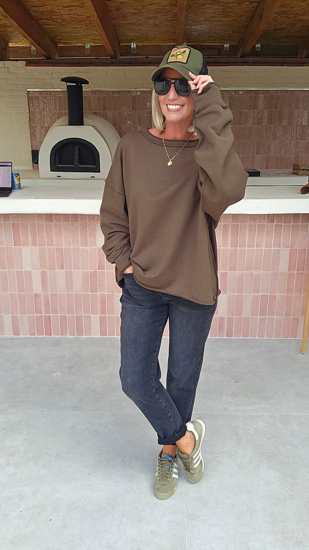 NOÉMIE sweat khaki