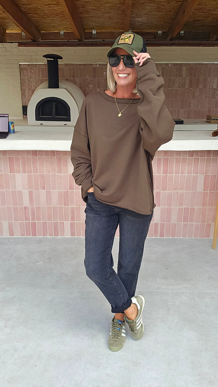 NOÉMIE sweat khaki